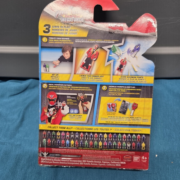 Power Rangers Megaforce Legendary Ranger Key Pack - Green, Pink, Red - Picture 3 of 4